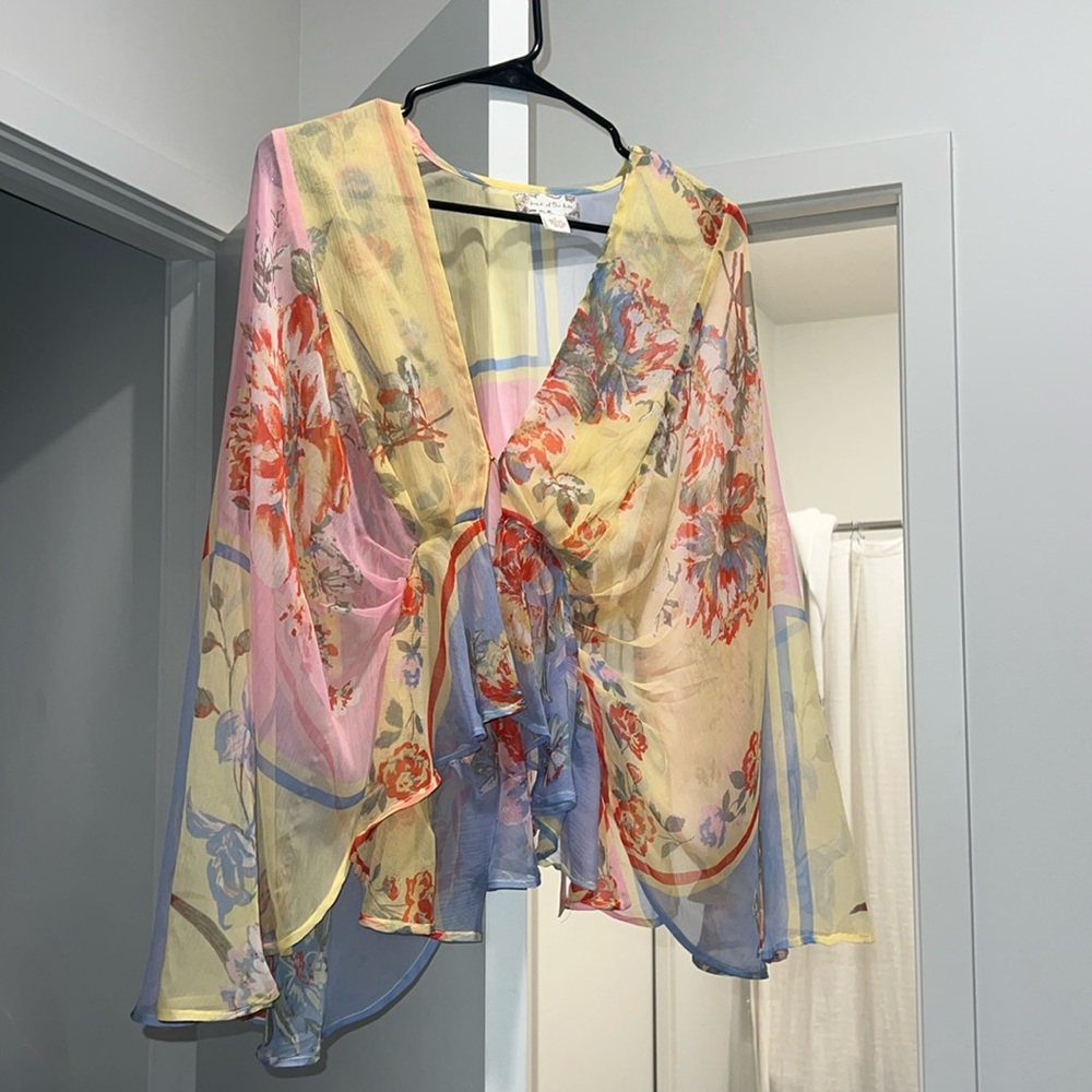 Colorful Flowy Blouse